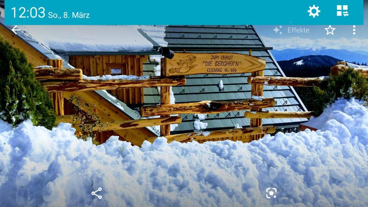 Chalet Die Berghexn Klippitztorl Exteriör bild